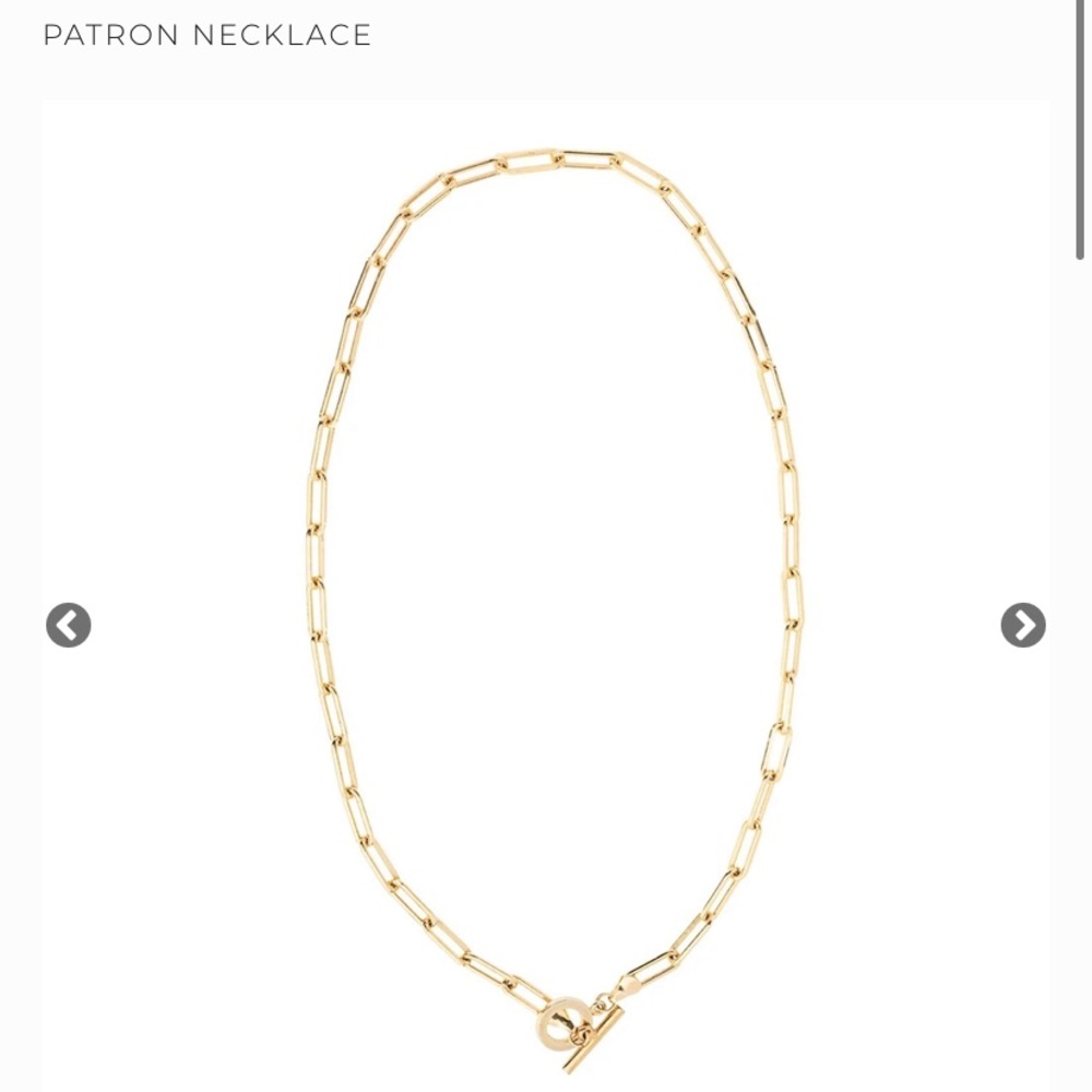 Shashi 18K Gold Plated Patron Necklace